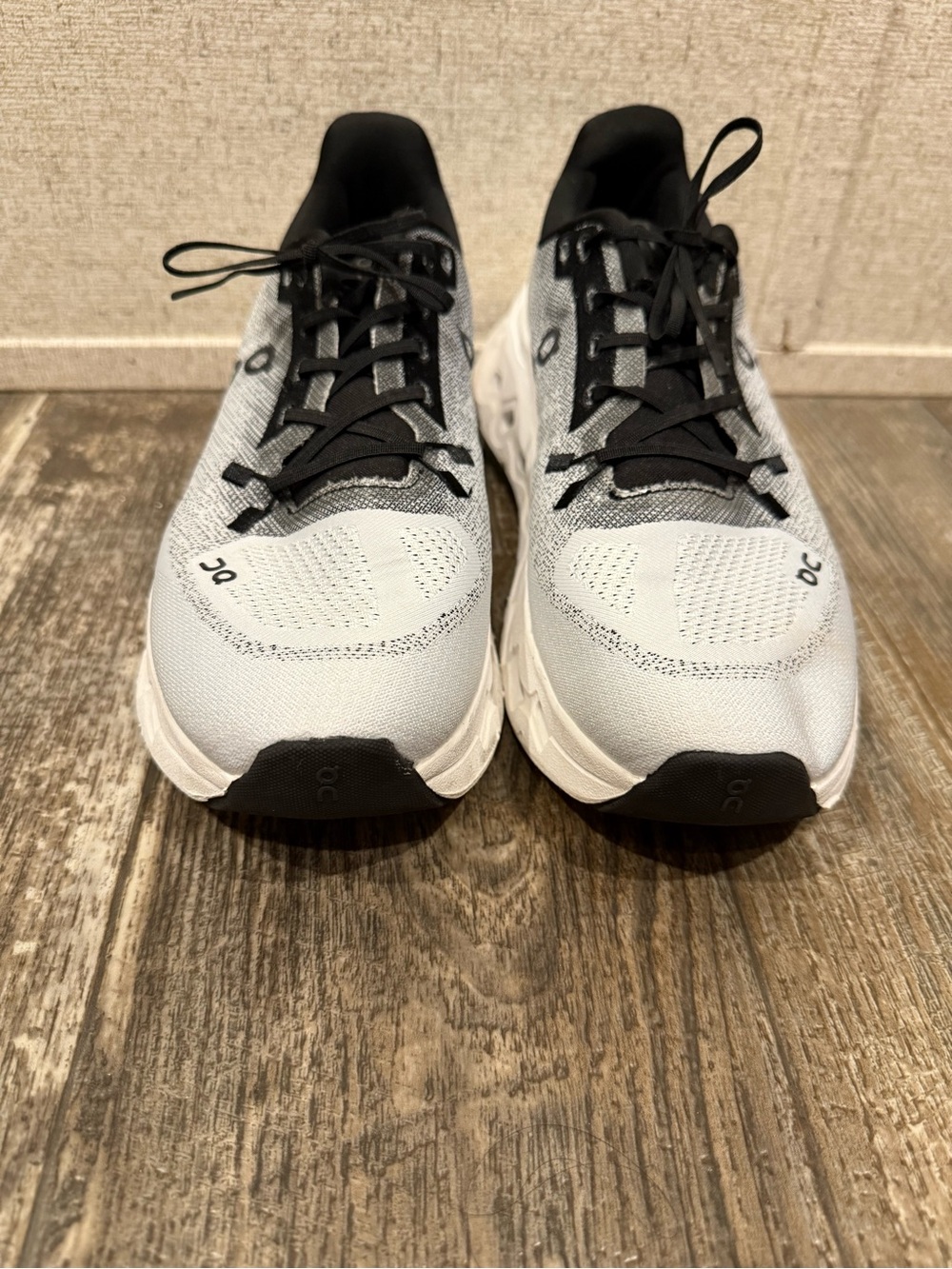 On Running Athletic Shoes - White and Black